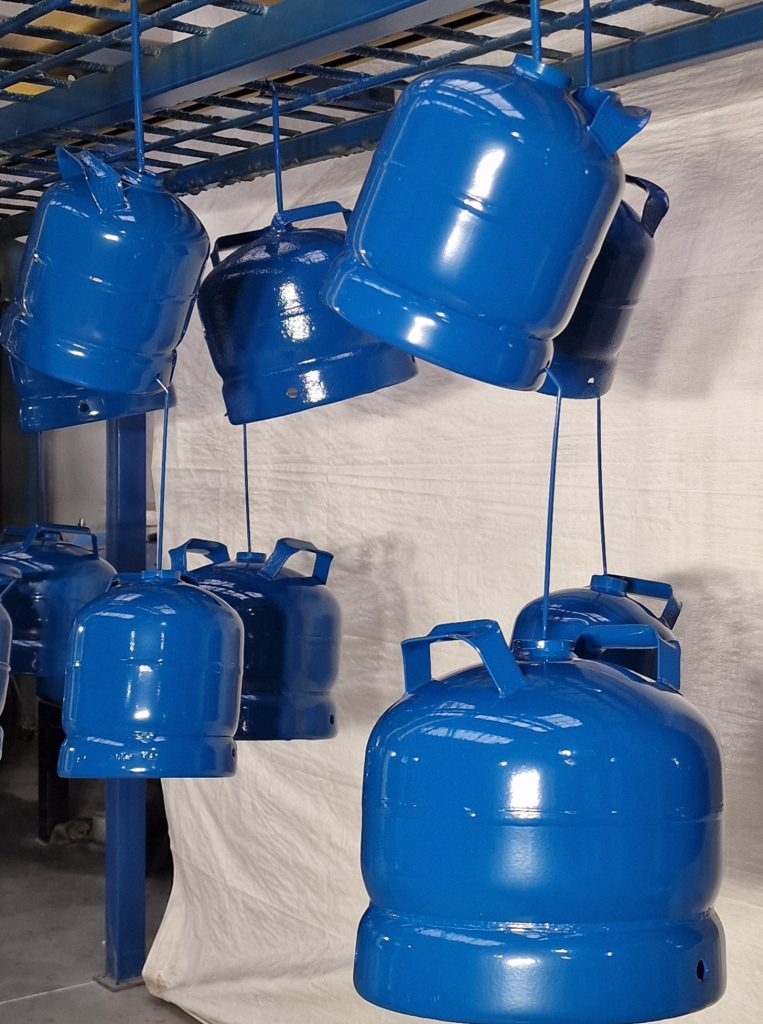 malowanie butli gazowych